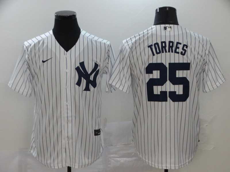 Yankees 25 Gleyber Torres White 2020 Nike Cool Base Jersey,We sell and wholesale Yankees 25 Gleyber Torres White 2020 Nike Cool Base Jersey on line form chian!